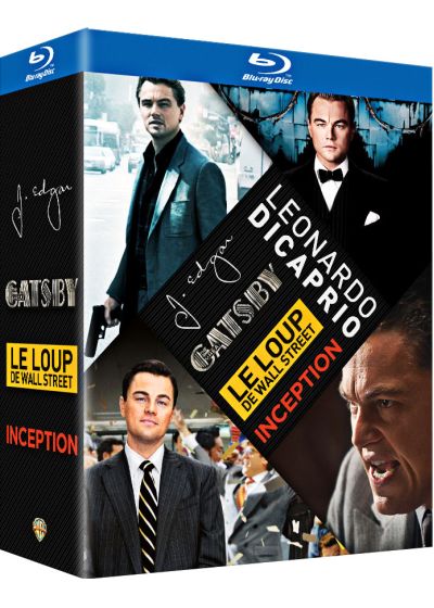 Leonardo DiCaprio : Le loup de Wall Street + Gatsby le magnifique + Inception + J. Edgar