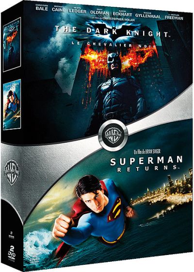 Batman - The Dark Knight, le Chevalier Noir + Superman Returns (Pack) - DVD