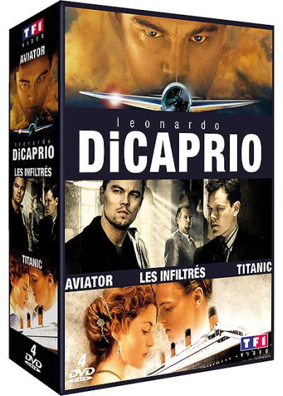 Leonardo DiCaprio - Coffret - Titanic + Les infiltrés + Aviator (Pack) - DVD