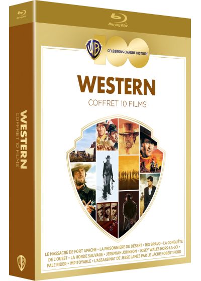100 ans Warner - Coffret 10 films - Western - Blu-ray