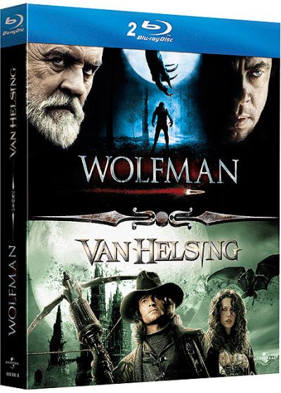 Coffret The Wolfman - The Wolfman + Van Helsing - Blu-ray