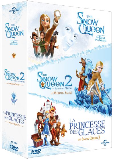 The Snow Queen, La Reine des Neiges + The Snow Queen 2, La Reine des Neiges : Le Miroir Sacré + La Princesse des glaces (The Snow Queen 3) - DVD