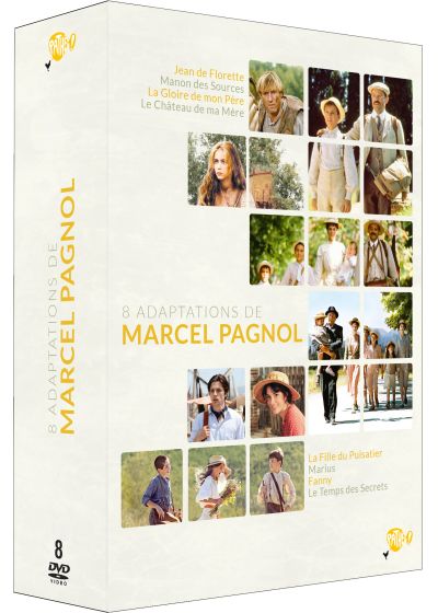 Adaptations de Marcel Pagnol : Jean de Florette + Manon des sources + La Fille du puisatier + Marius + Fanny + La Gloire de mon père + Le Château de ma mère + Le Temps des secrets (Pack) - DVD