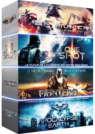 SF Robots : Atlantic Rim + One Shot + Mantera + Apocalypse Earth (Pack) - DVD