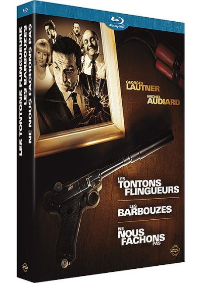 Georges Lautner / Michel Audiard : Les tontons flingueurs + Les barbouzes + Ne nous fâchons pas (Pack) - Blu-ray