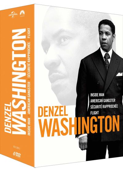 Denzel Washington - Coffret : Sécurité rapprochée + Flight + American Gangster + Inside Man (Pack) - DVD