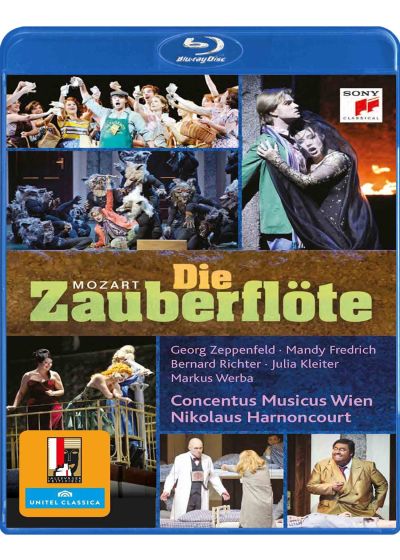 Nikolaus Harnoncourt : Die Zauberflöte - Blu-ray