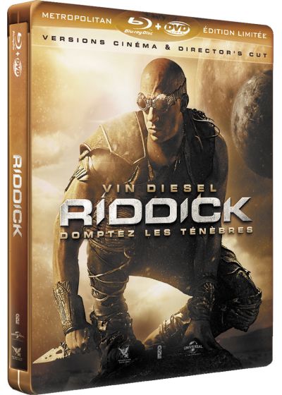 Riddick (Version cinéma + Version Director's Cut - Édition limitée boîtier SteelBook Blu-ray + DVD) - Blu-ray