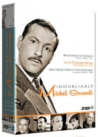 Inoubliable Michel Serrault : Bourreaux d'enfants + Le lit à deux places + Mon beau-frère a tué ma soeur (Pack) - DVD