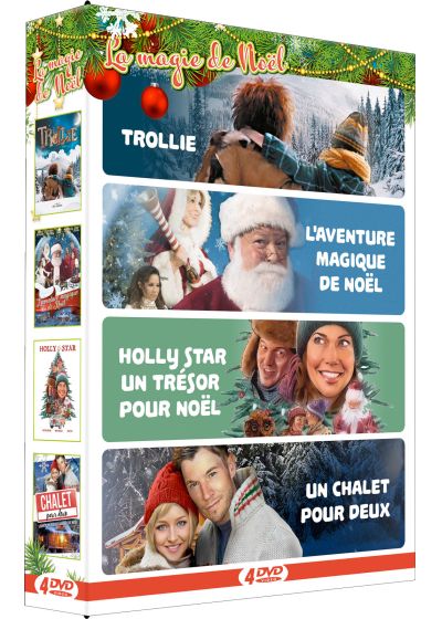 La Magie de Noël : Trollie + L'Aventure magique de Noël + Holly Star, un trésor pour Noël + Un chalet pour deux (Pack) - DVD