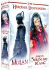 Héroïnes légendaires - Coffret : Mulan + Le Sorcier et le serpent blanc (Pack) - DVD