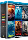 Coffret : Godzilla + Godzilla : Roi des monstres +  Kong : Skull Island + Rampage - Hors de contrôle + En eaux troubles + Pacific Rim (Pack) - Blu-ray