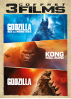 Godzilla + Godzilla : Roi des monstres + Kong : Skull Island - DVD