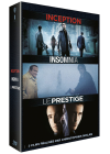 3 films réalisés par Christopher Nolan : Inception + Insomnia + Le Prestige (Pack) - DVD