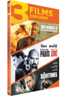 Die Hard 4 : Retour en enfer + From Paris with Love + The Sentinel (Pack) - DVD