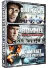 Coffret 3 films de guerre - Okinawa + Rommel, le stratège du 3ème Reich + Kamikaze - assaut dans le Pacifique (Pack) - DVD