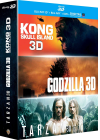 Kong : Skull Island + Godzilla + Tarzan (Blu-ray 3D) - Blu-ray 3D