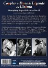 Couples et duos de légende du cinéma :  Humphrey Bogart et Lauren Bacall - DVD
