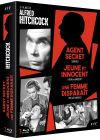 3 films de Alfred Hitchcock : Agent Secret + Jeune et innocent + Une femme disparaît (Pack) - Blu-ray