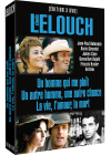 Claude Lelouch - Coffret - Un homme qui me plaît + Un autre homme, une autre chance + La vie, l'amour, la mort (Pack) - DVD