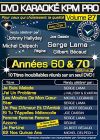 DVD Karaoké KPM Pro - Vol. 27 : Annéees 60 & 70 volume 2 - DVD