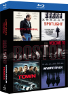 Coffret Welcome To Boston : Strictly Criminal + Spotlight + The Town + Mystic River (Pack) - Blu-ray