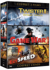 Chaos - Coffret 3 films : Twister II : Extreme Tornado + Game War + Exit Speed (Pack) - DVD