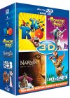 Blu-ray 3D - Coffret 4 films : Rio + Un monstre à Paris + L'âge de glace 3 + Le monde de Narnia - Chapitre 3 (Pack) - Blu-ray 3D