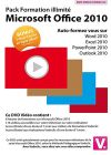 Pack Formation Illimité Microsoft Office 2010 - DVD