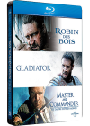 Russell Crowe - 3 grands films : Robin des Bois + Gladiator + Master and Commander (Pack Collector boîtier SteelBook) - Blu-ray
