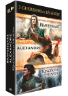 Guerriers de légende - Coffret 3 films : Alexandre + Braveheart + Kingdom of Heaven (Pack) - DVD