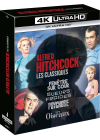 Alfred Hitchcock, les classiques : Fenêtre sur cour + Sueurs froides + Psychose + Les Oiseaux (4K Ultra HD) - 4K UHD