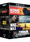 Kong : Skull Island + Tarzan + Mad Max : Fury Road + San Andreas (4K Ultra HD) - 4K UHD