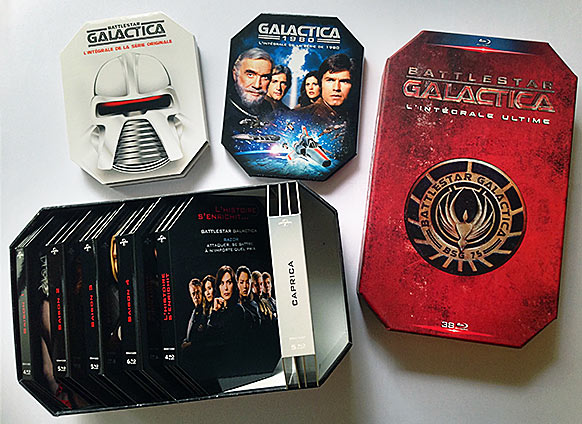 Battlestar Galactica - L'intégrale Ultime en Blu-ray - Coffret ouvert