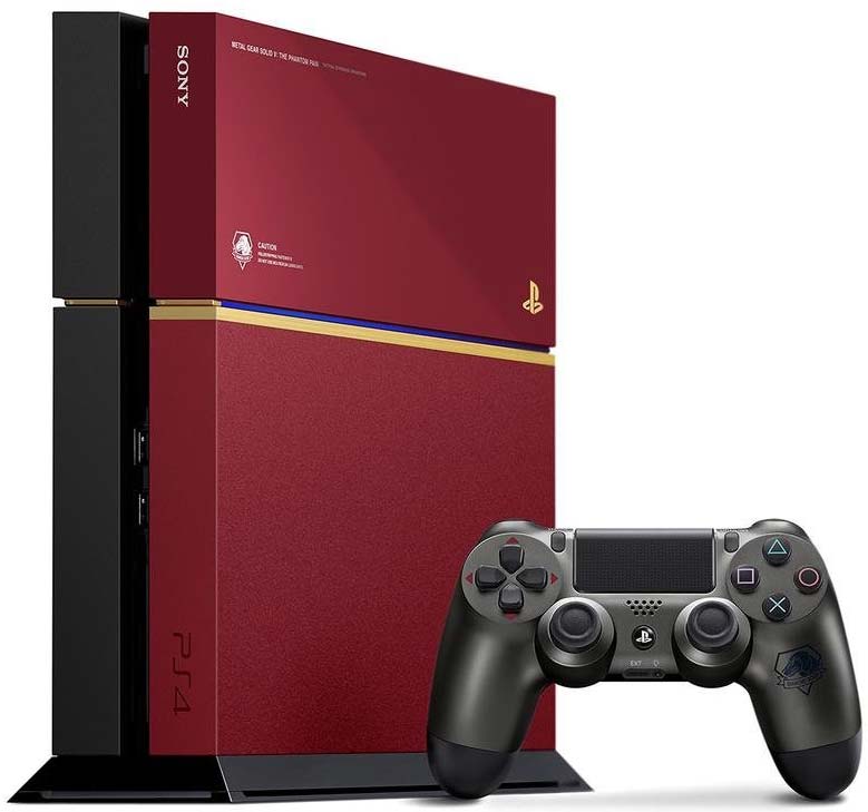 PS4 500 Go rouge et or MGS5