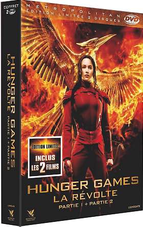 Hunger Games La révolte Part 1 + 2 DVD