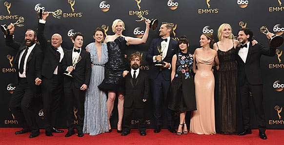 L'équipe de Game of Thrones aux Emmy Awards 2016