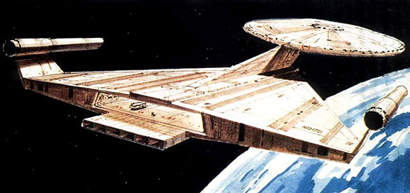 Croquis de Ralph McQuarrie pour Star Trek; Phase II