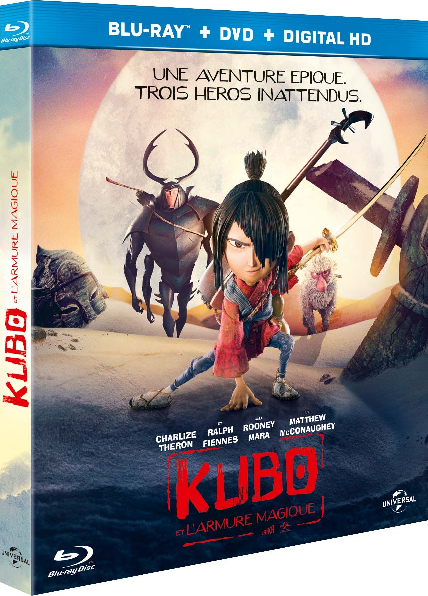 Kubo et l'armure magique - Combo Blu-ray + DVD + Copie digitale