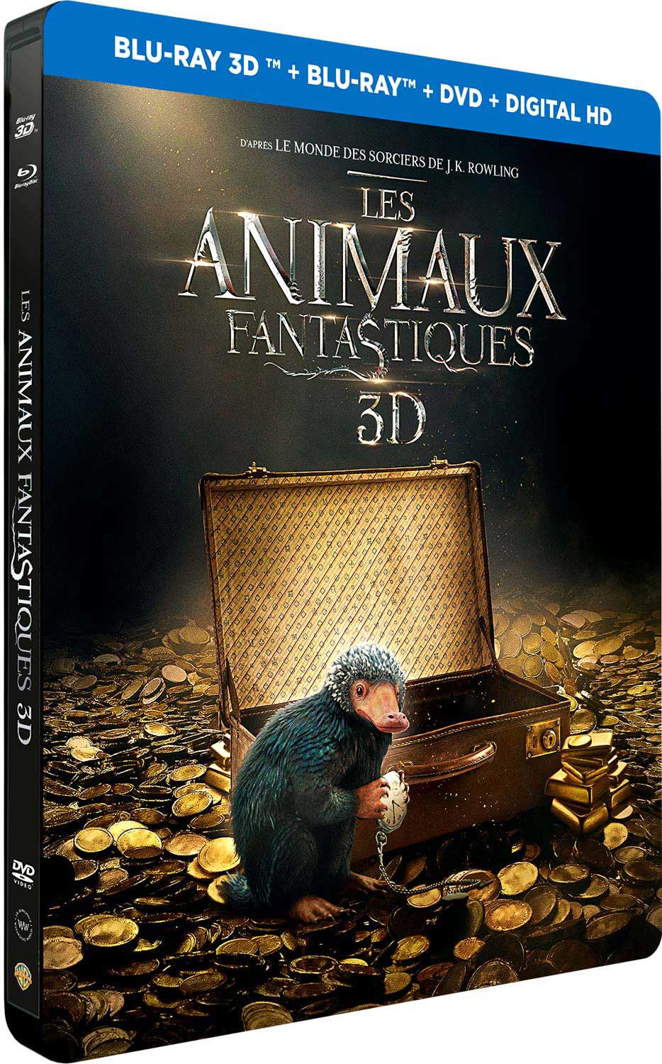 Les Animaux Fantastiques - SteelBook - Blu-ray 3D + Blu-ray + DVD + Digital HD