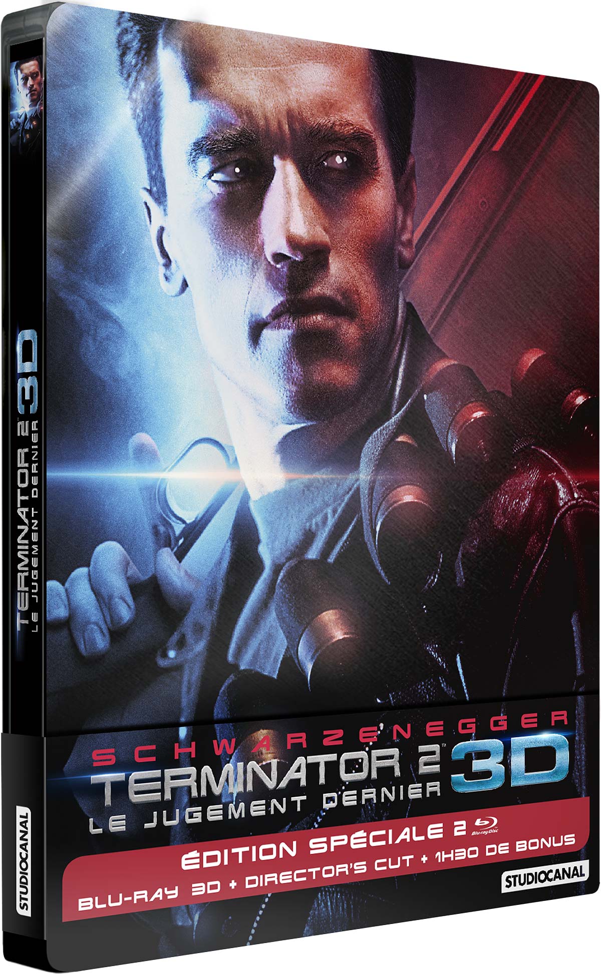 Terminator 2 - Blu-ray 3D + Blu-ray 2D + bonus - SteelBook
