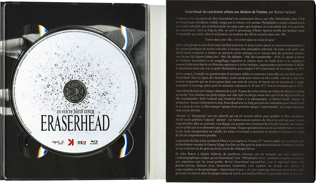 Eraserhead - Blu-ray + DVD