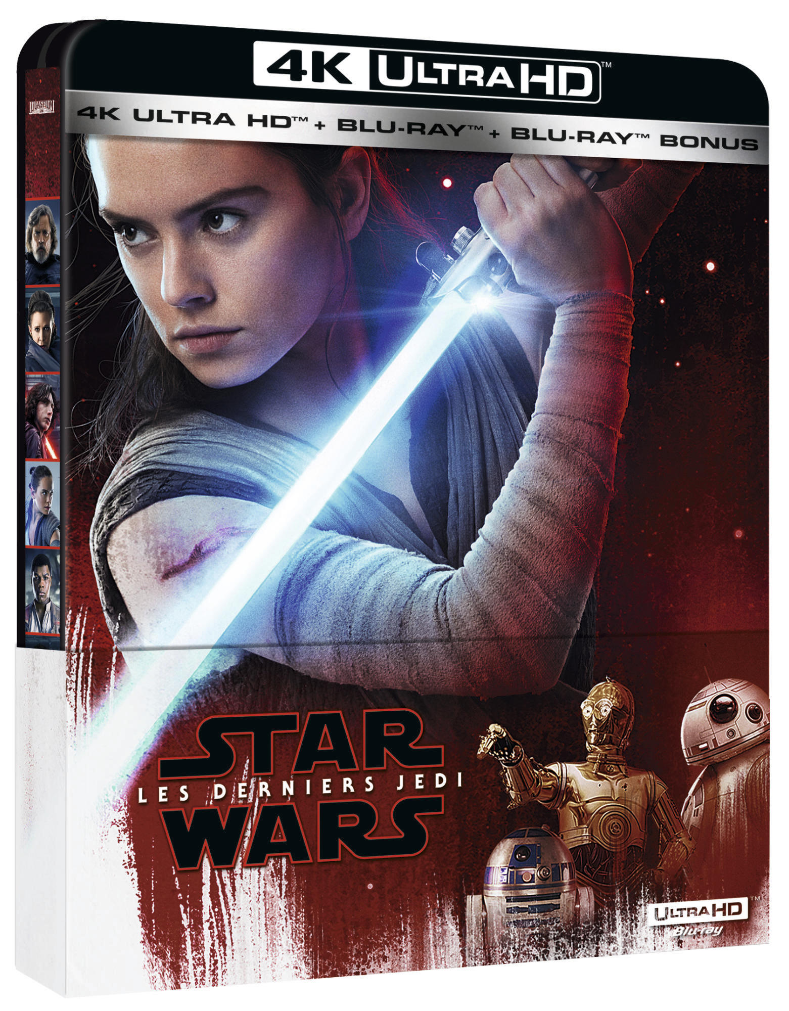 Star Wars : Les Derniers Jedi - SteelBook 4K UHD + Blu-ray + Blu-ray bonus