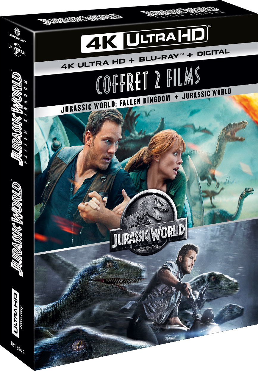 Jurassic World + Jurassic World: Fallen Kingdom - 4K Ultra HD + Blu-ray + Digital