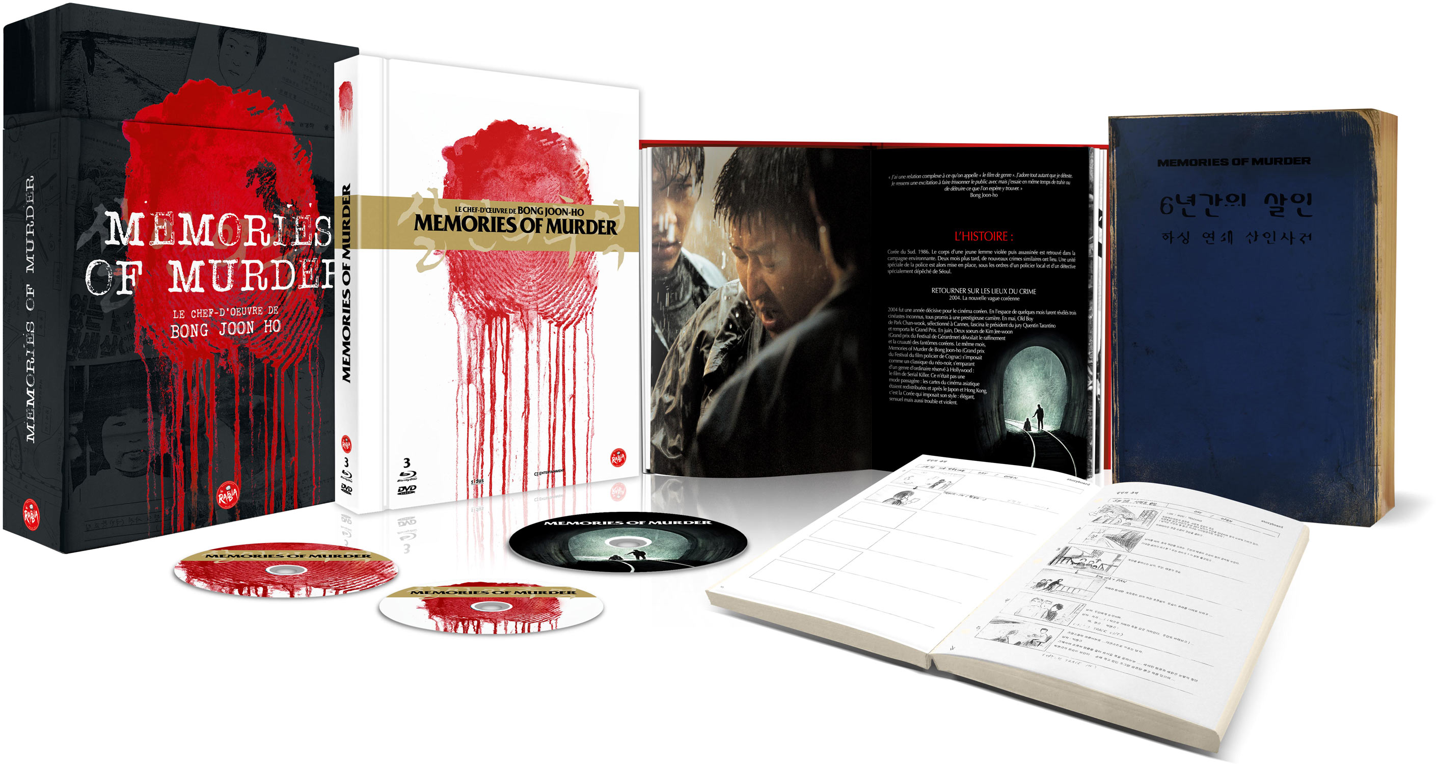 Memories of Murder - Édition Ultime limitée - Blu-ray + DVD + Livret + Storyboard