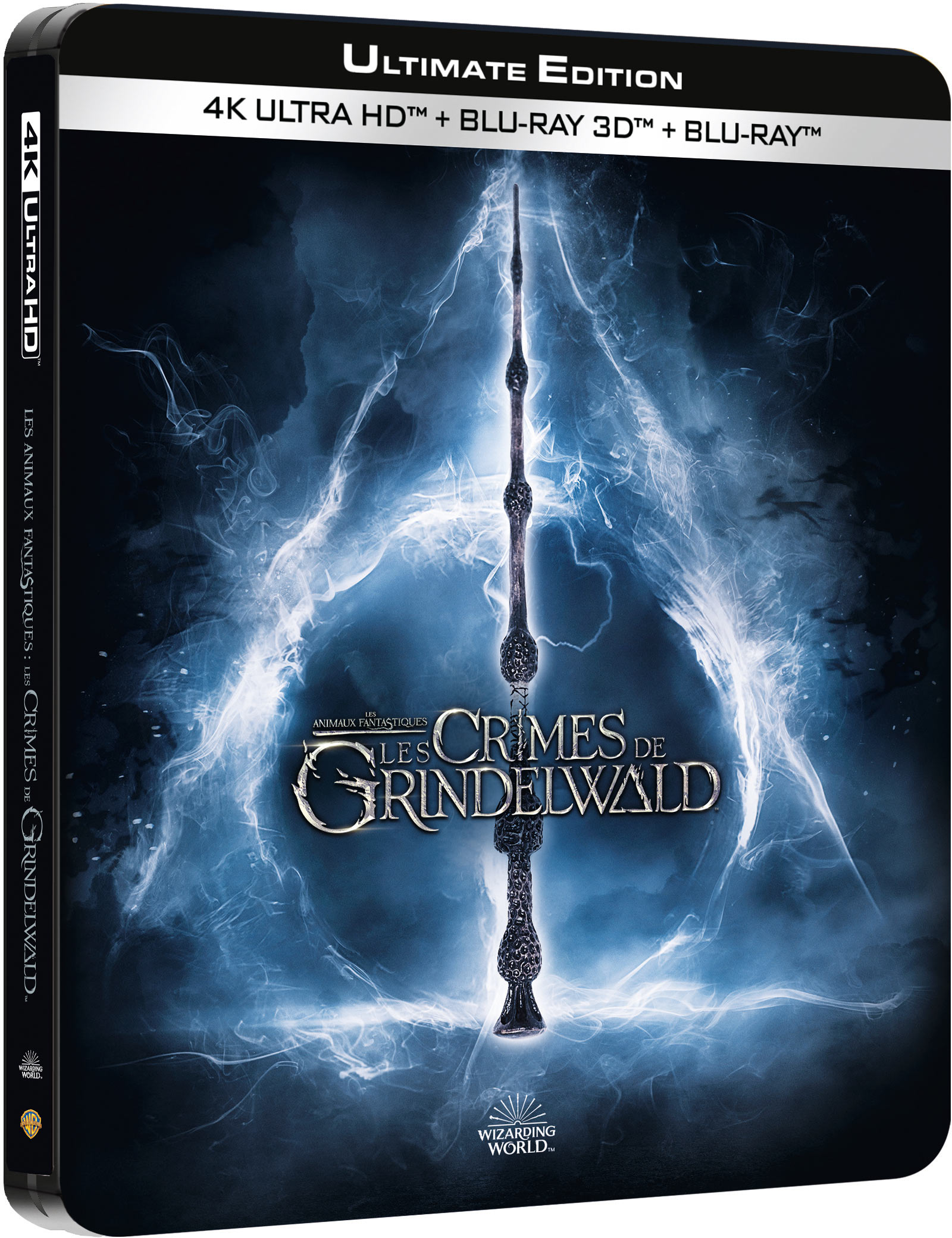 Les Animaux Fantastiques : Les Crimes de Grindelwald - 4K Ultra HD + Blu-ray 3D + Blu-ray + Blu-ray Version Longue - SteelBook