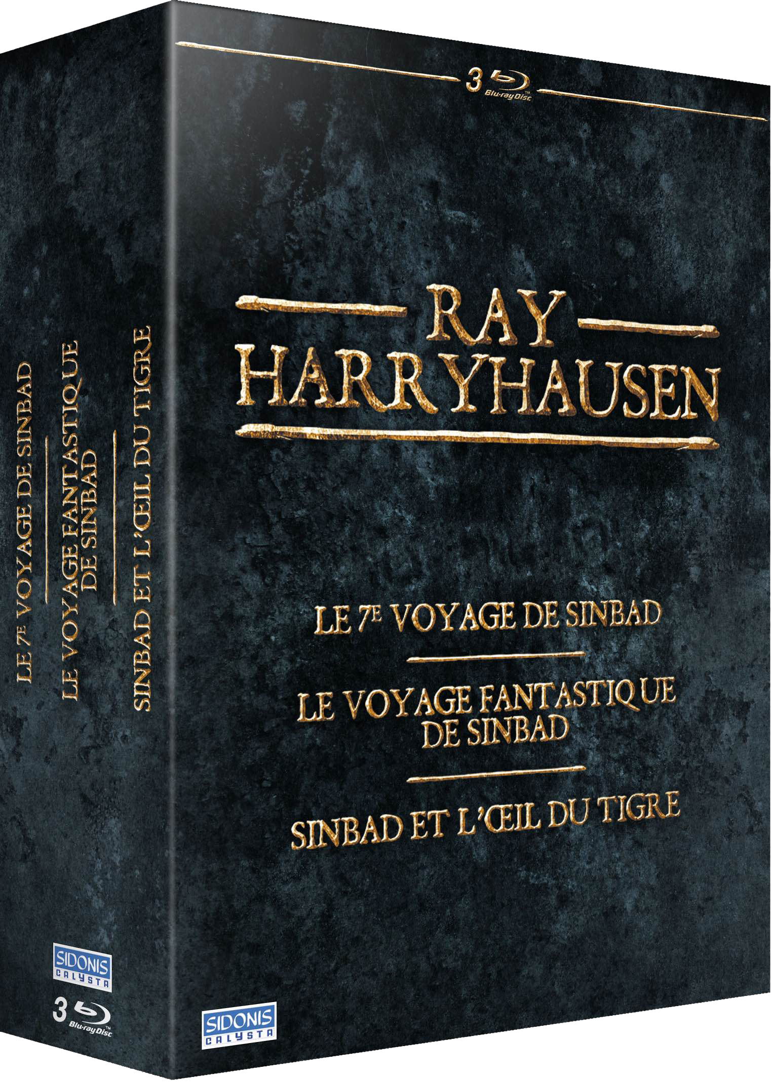 Ray Harryhausen - Le 7ème Voyage de Sinbad + Le Voyage Fantastique de Sinbad + Sinbad et l'Oeil du Tigre - Blu-ray