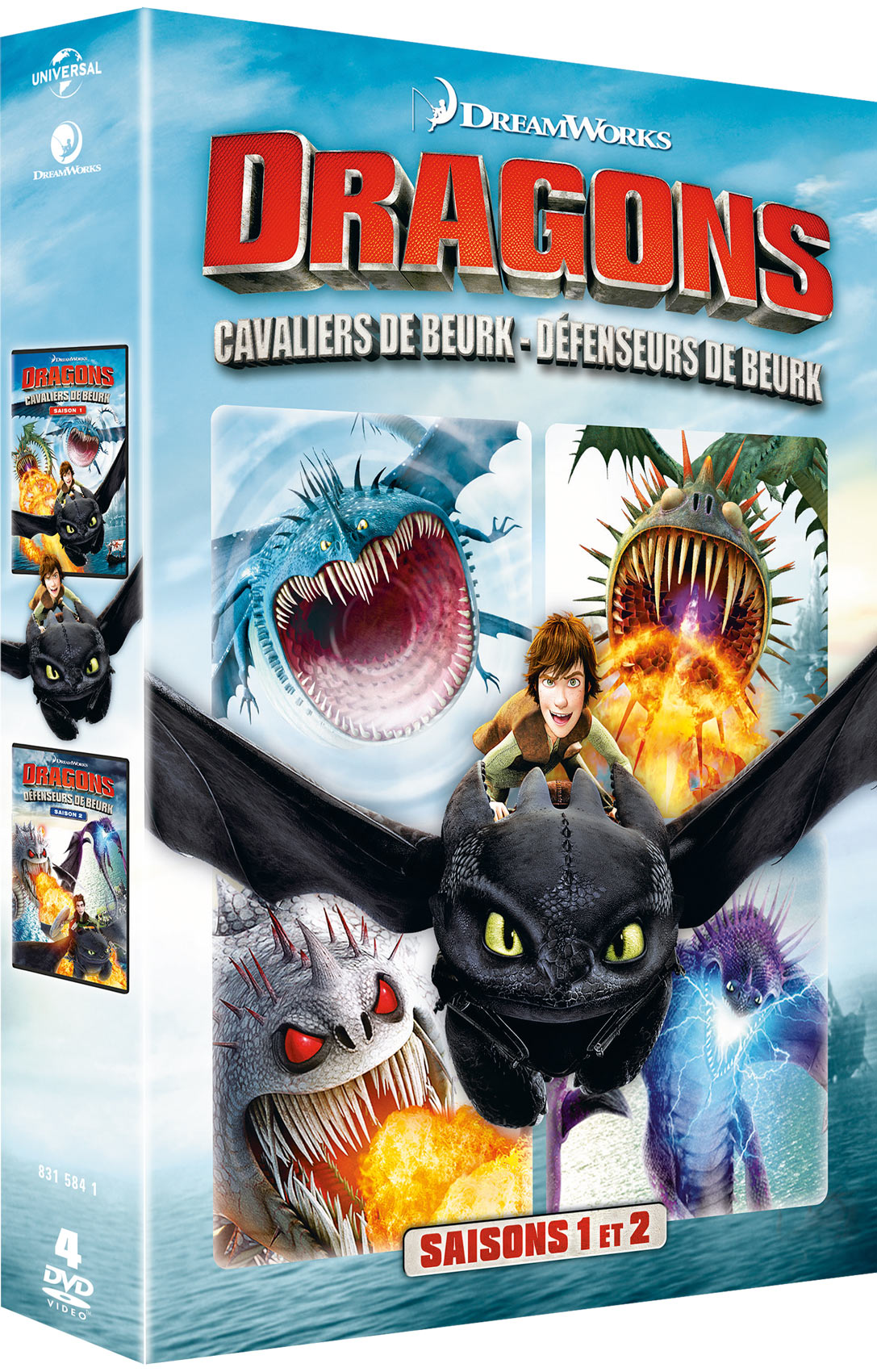 Dragons - Cavaliers de Beurk + Défenseurs de Beurk - DVD