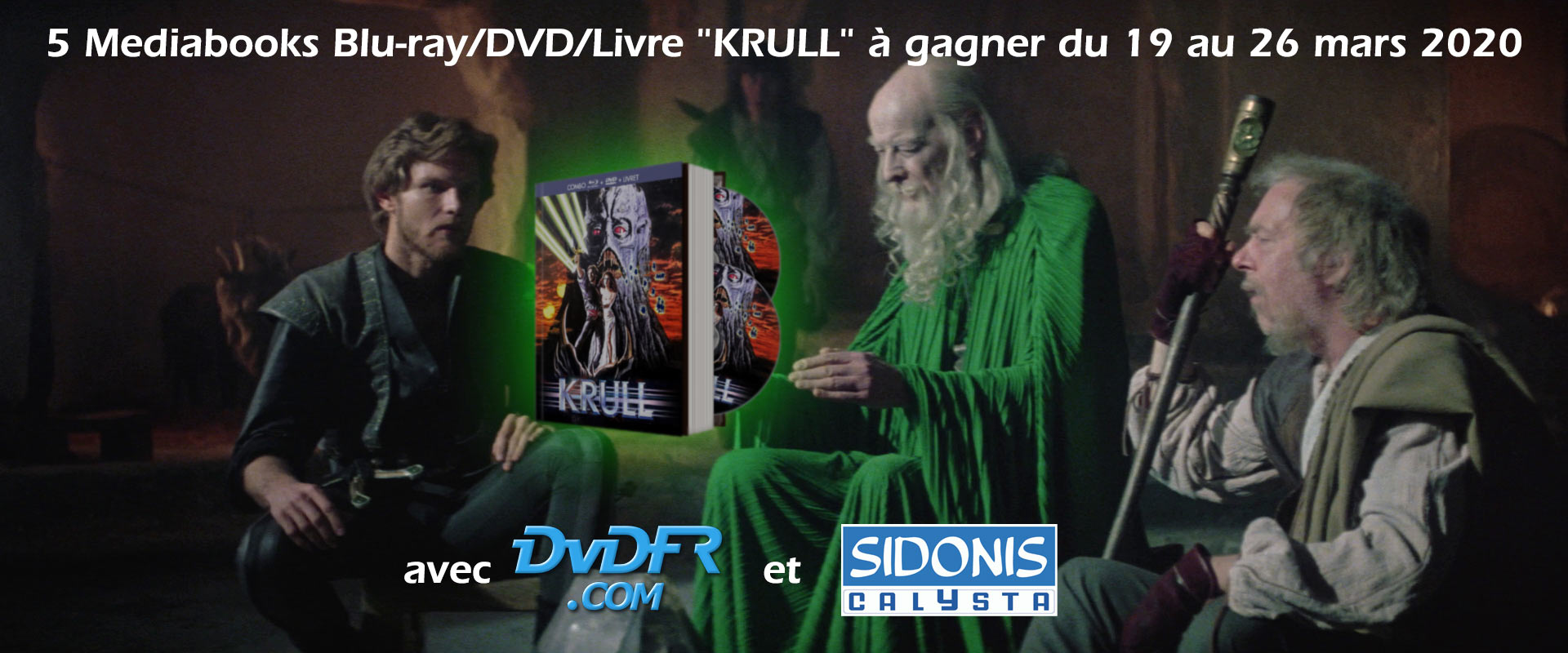 5 exemplaires du MediaBook Blu-ray + DVD + Livret de Krull Concours-Krull