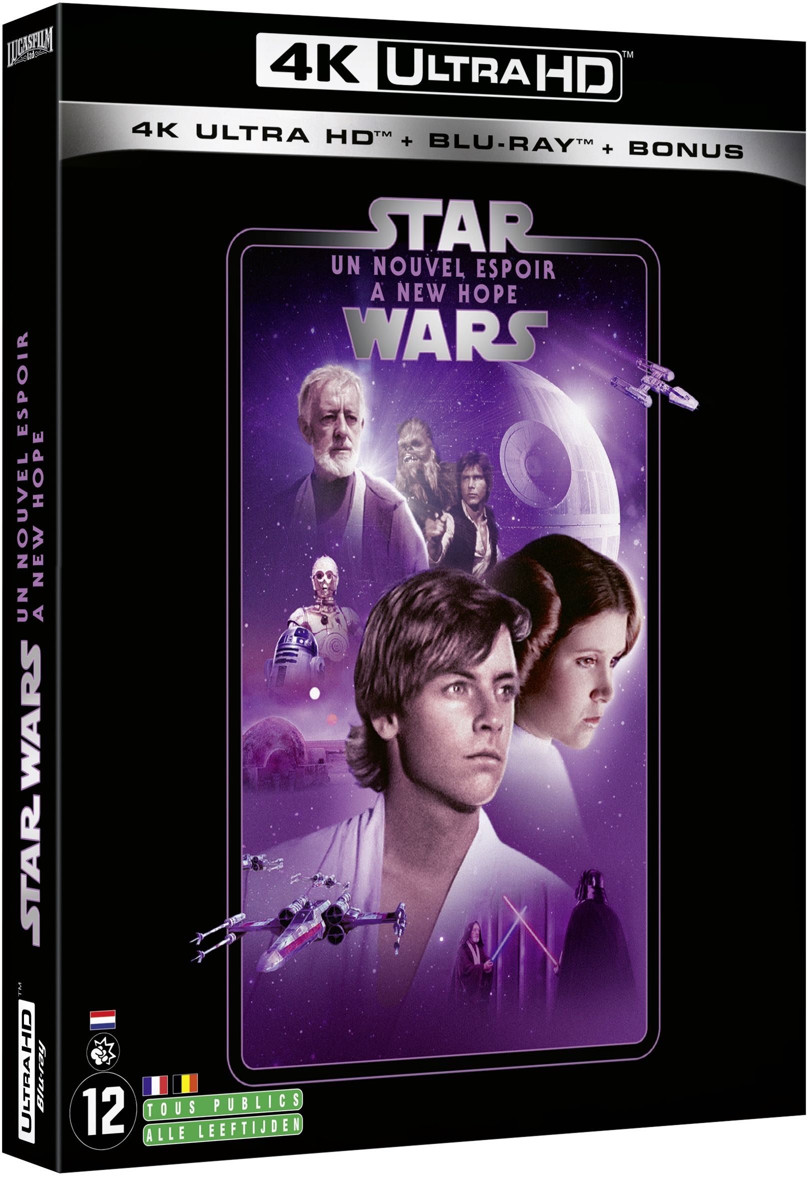 Star Wars - Episode IV : Un nouvel espoir (4K Ultra HD + Blu-ray)